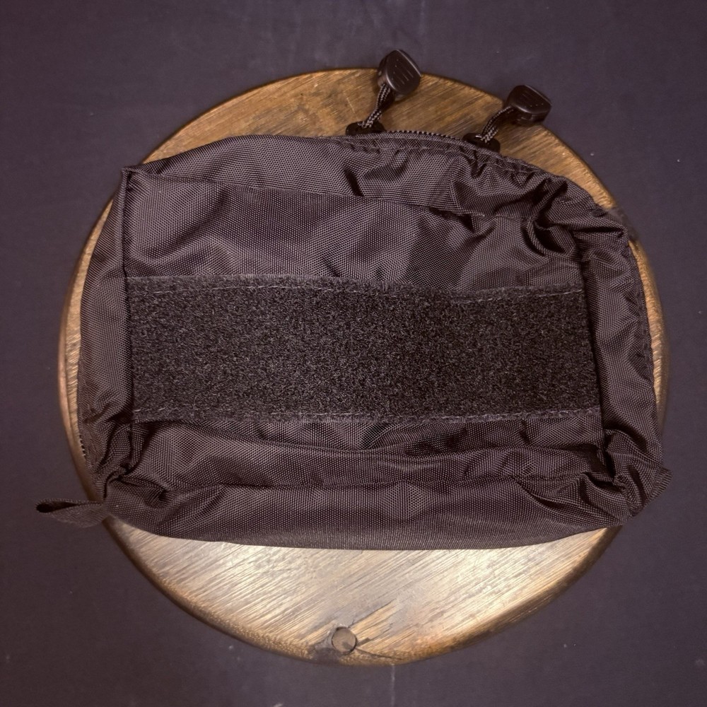 See Through Pouch 8"x 5" Reflective Strips, Hook & Loop Attachment