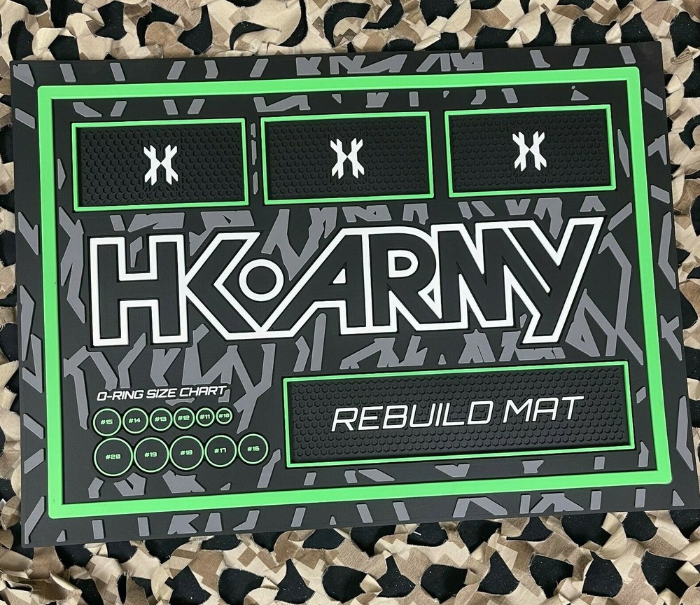 NEW HK Army Tech Mat - Black/Neon