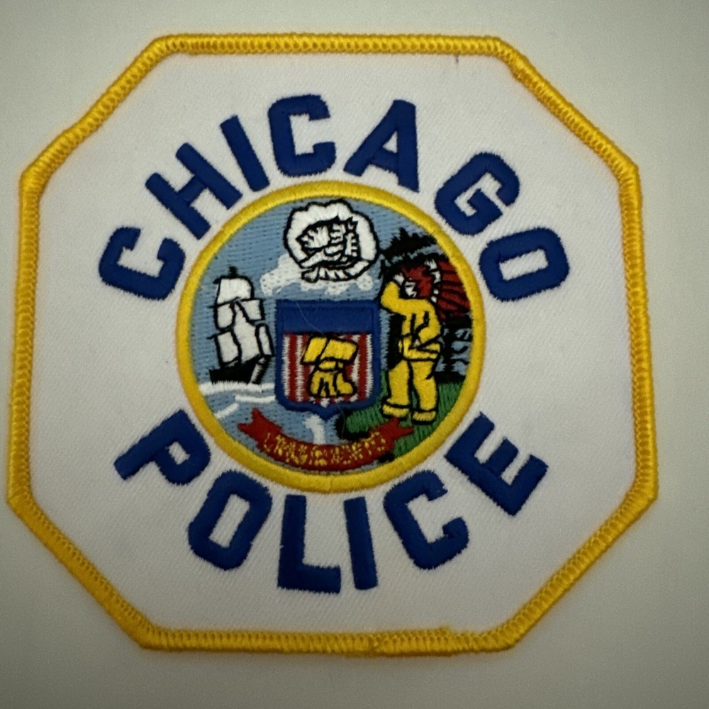 Standard Full-size Chicago Police Sergeant Shoulder Patch CPD