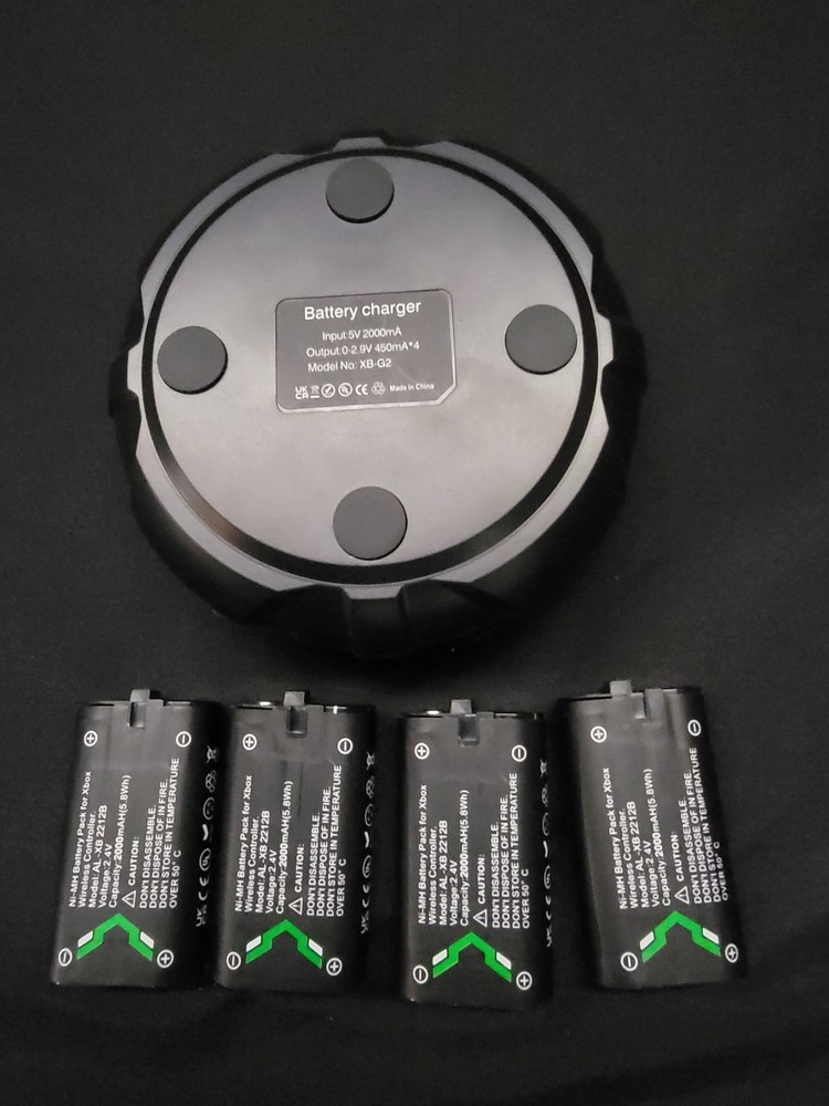 Rechargeable Battery Pack For Xbox One Controller 4 2000mah With Charger