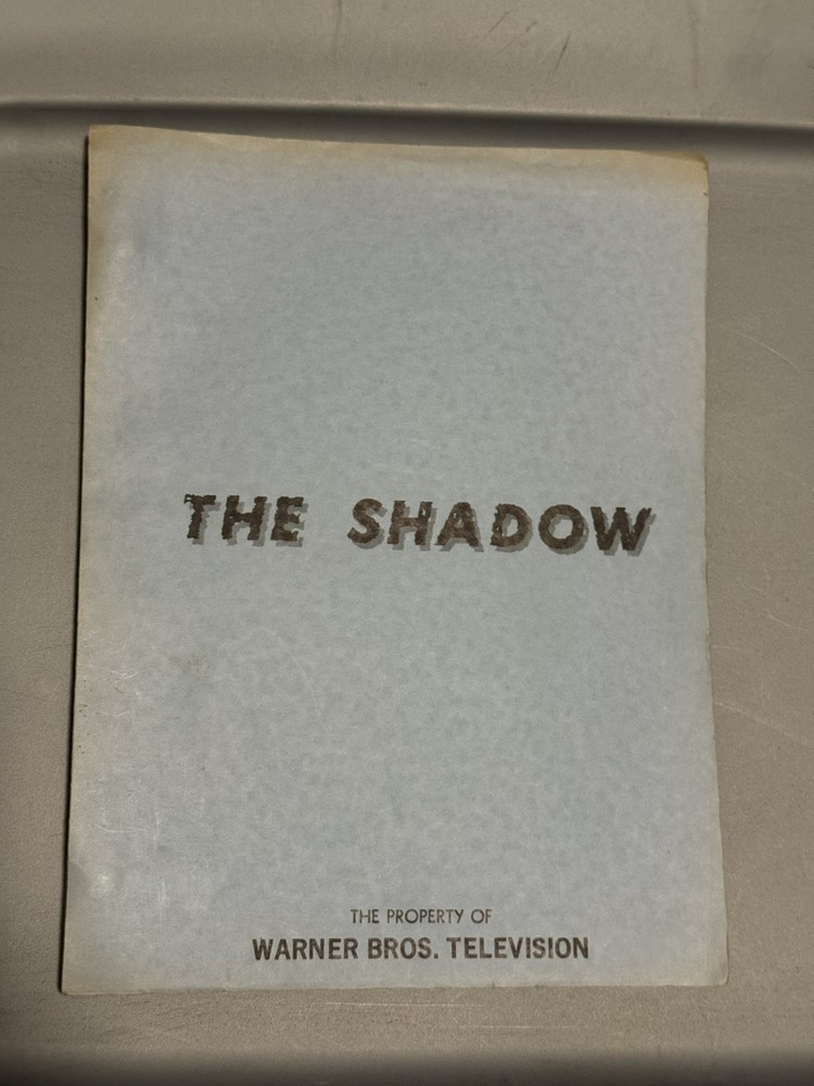 DC THE SHADOW SCRIPT & TREATMENT ORIGINAL TYPED 1970-71 UNPRODUCED TV PROJECT
