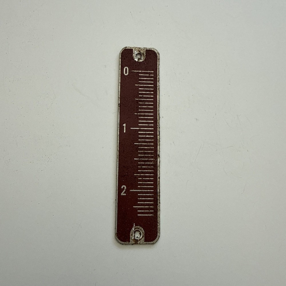 Vintage Delta Depth Indicator Plate 3-1/4”