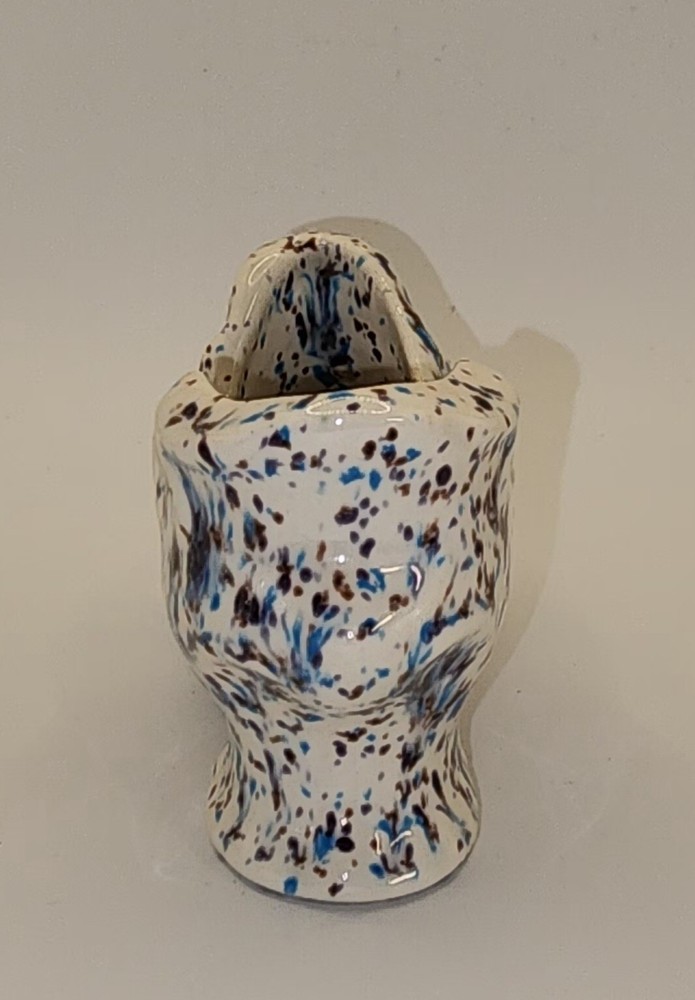 Victorian Ceramic Speckle Splatter Paint Shoe