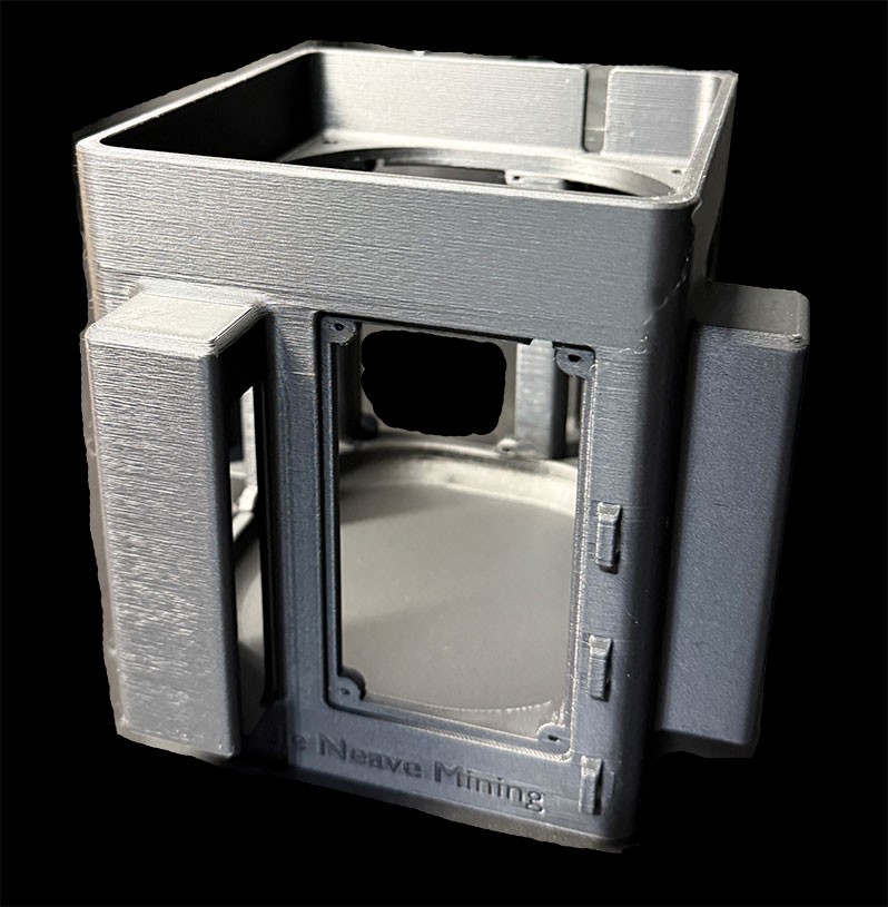 Black 4-Bitaxe Gamma Cooling Tower  - Great for Overclocking (CASE ONLY)