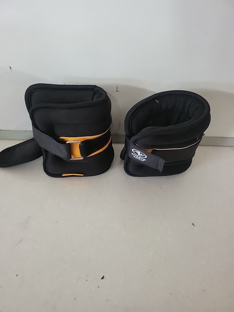 Athletic Works 2.5 lb Ankle Wrist Weights Pair Adjustable Hook Loop
