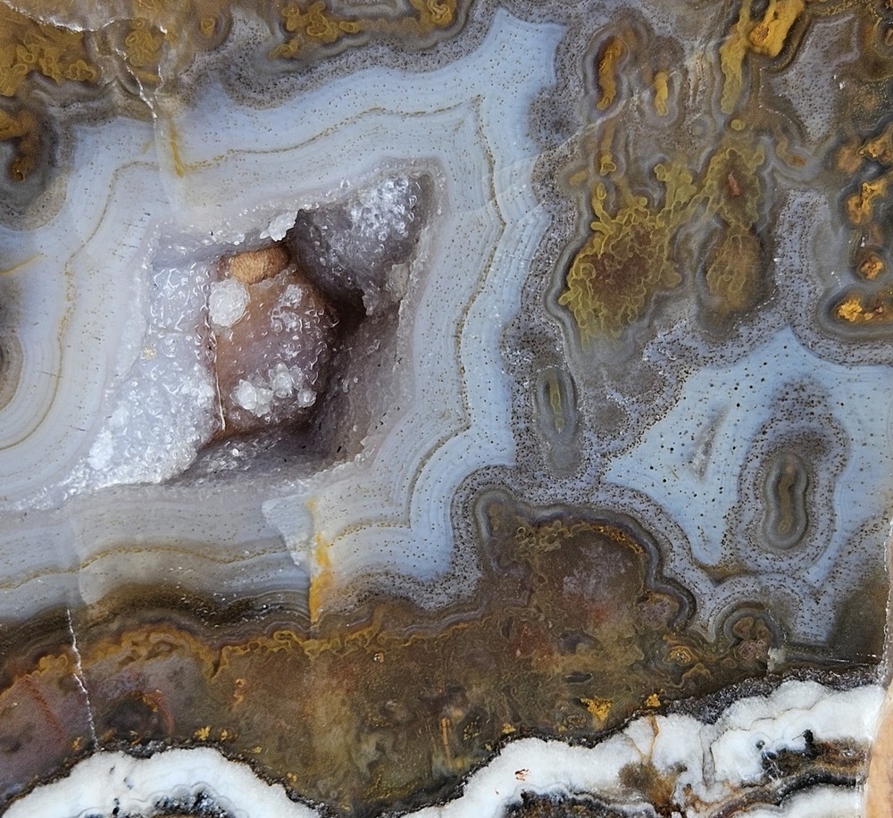 Agate Slab Locality Unknown 118 Grams