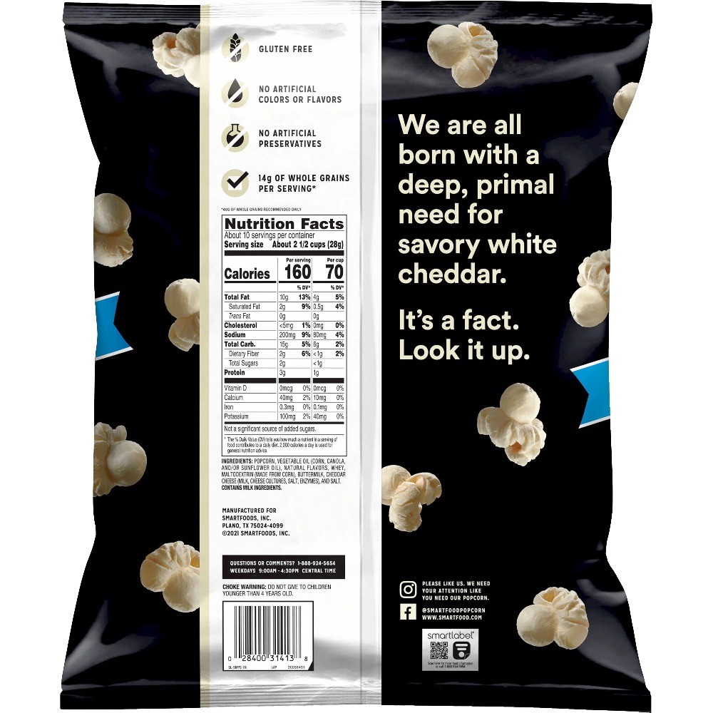 (4 pack)White Cheddar, 9.75 oz