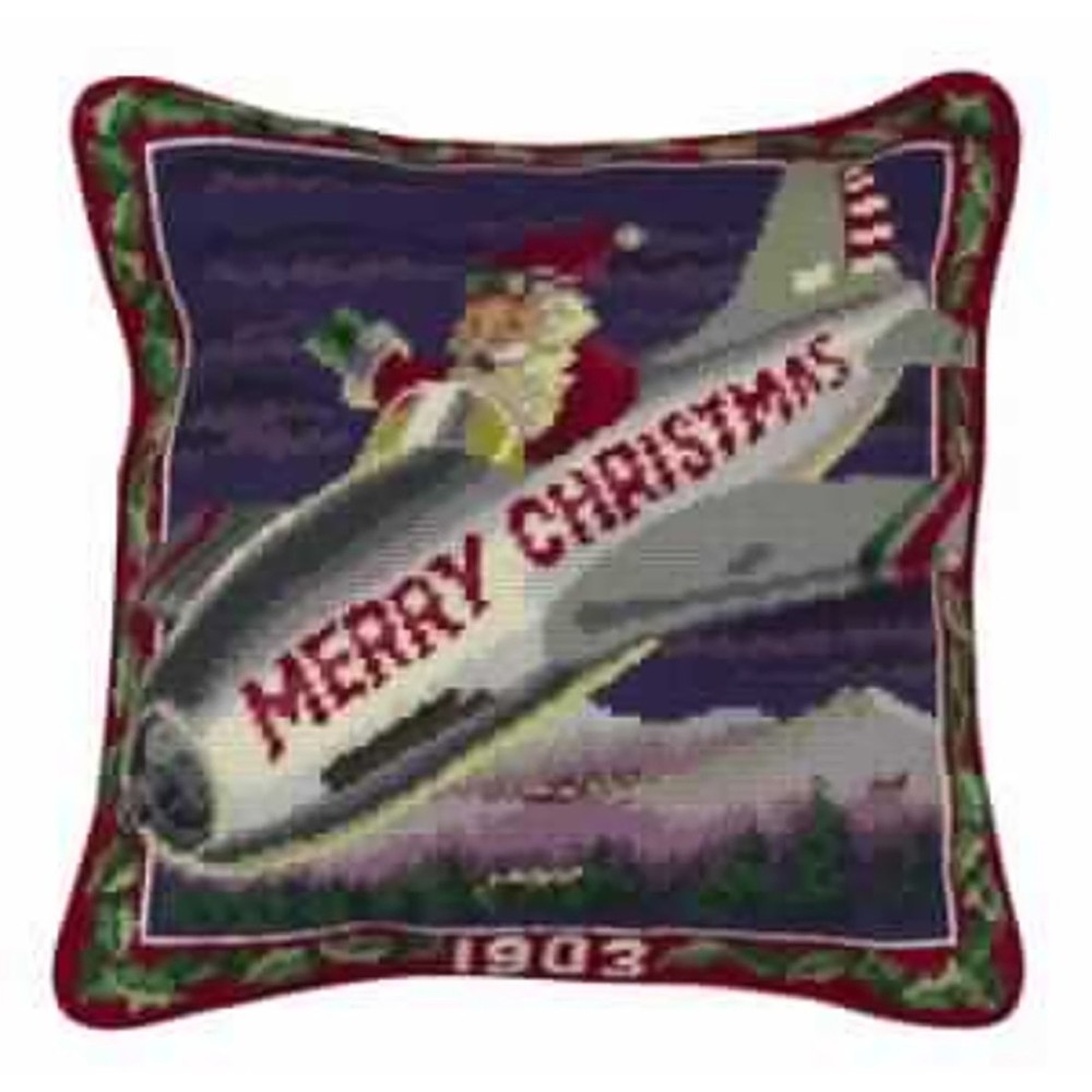 Flight 1eedlepoint Pillow