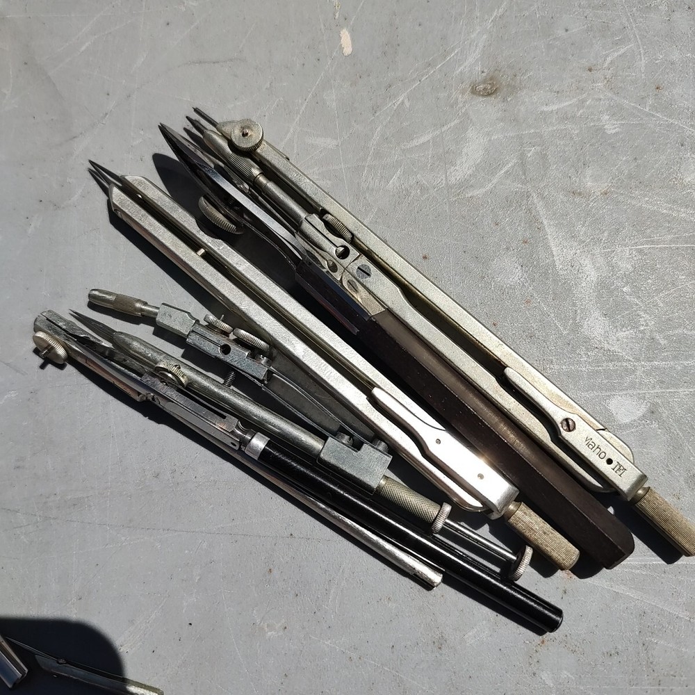 Maho 14-Piece Drafting Tools Set PVIIac Germany