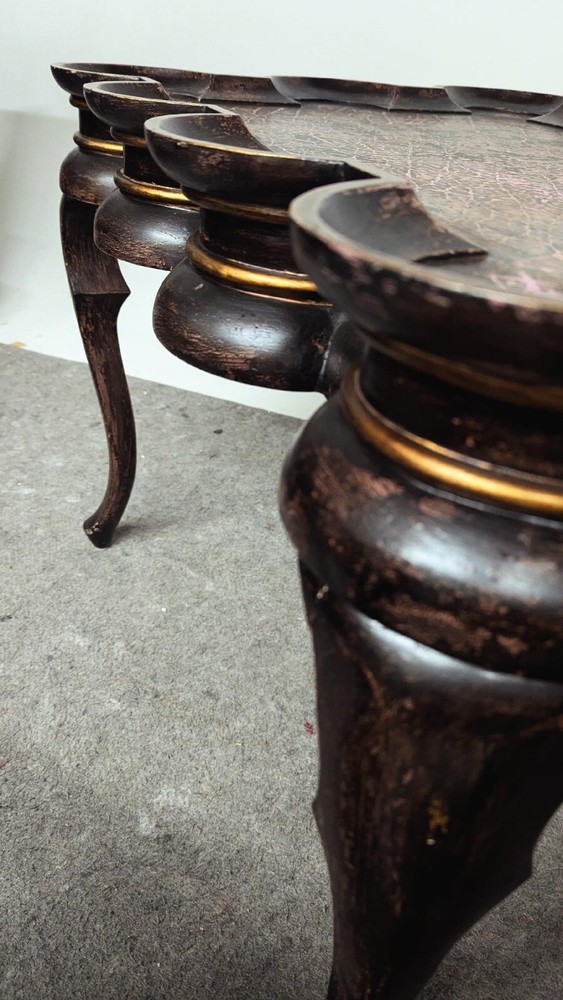 Scalloped Coffee Table Or Cocktail Table