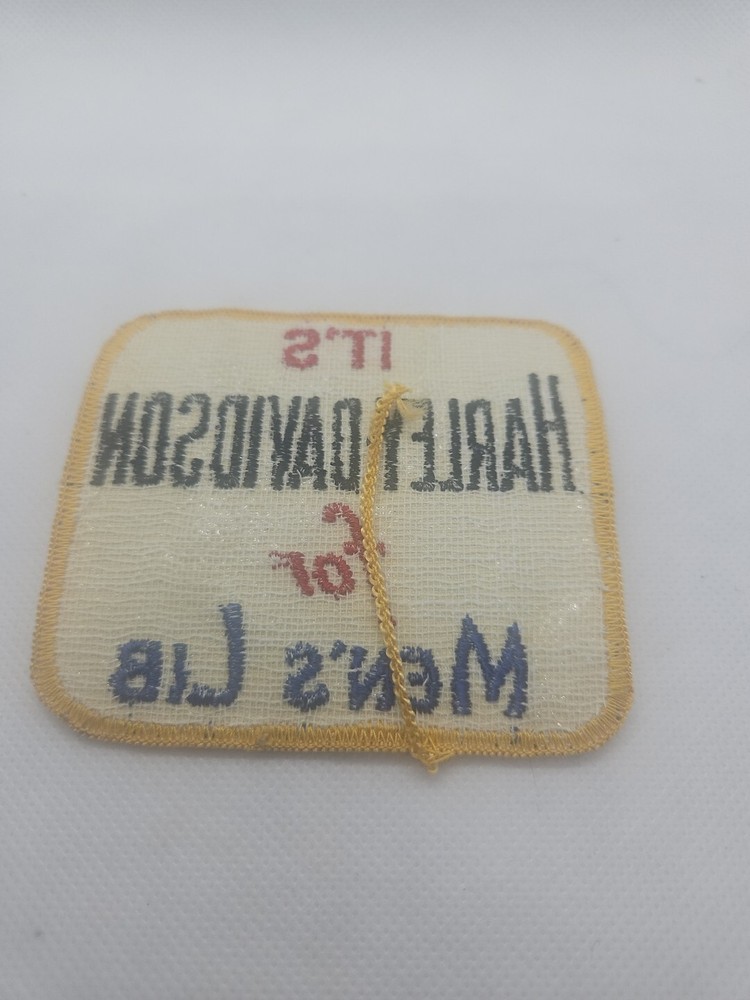 “HD For Men’s Lib” Harley-Davidson Patch / Emblem