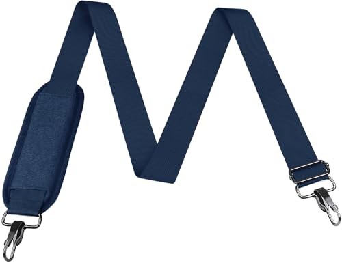 Shoulder Strap 56 inch, Universal Adjustable Thick Soft Duffel Bag Deepblue