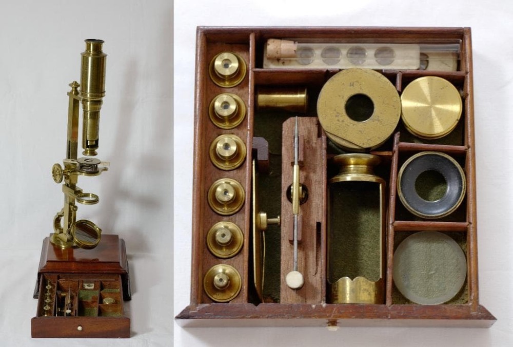 microscope antique John Richardson's cuff microscope