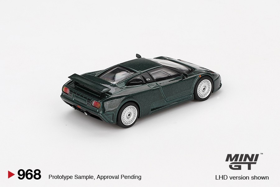 Mini GT 1:64 Bugatti EB110 GT Verde Scuro #968