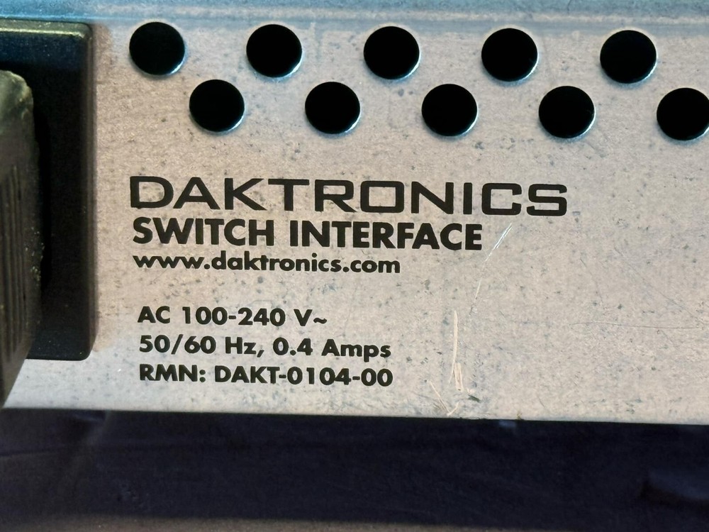Daktronics 0A-1610-3027 Switch Interface