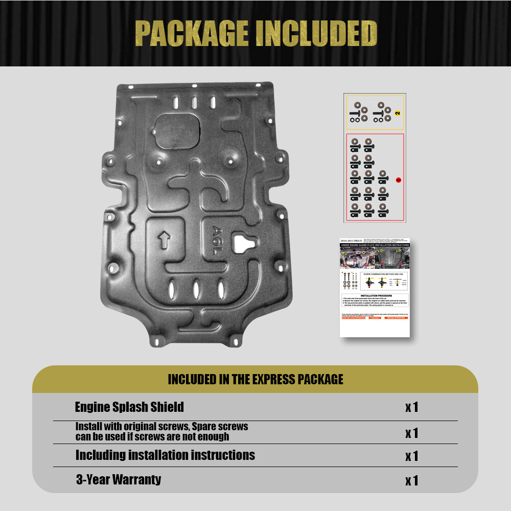 Front Engine Motor Splash Guard For Audi A6 2019-2024 Engine Shield Board