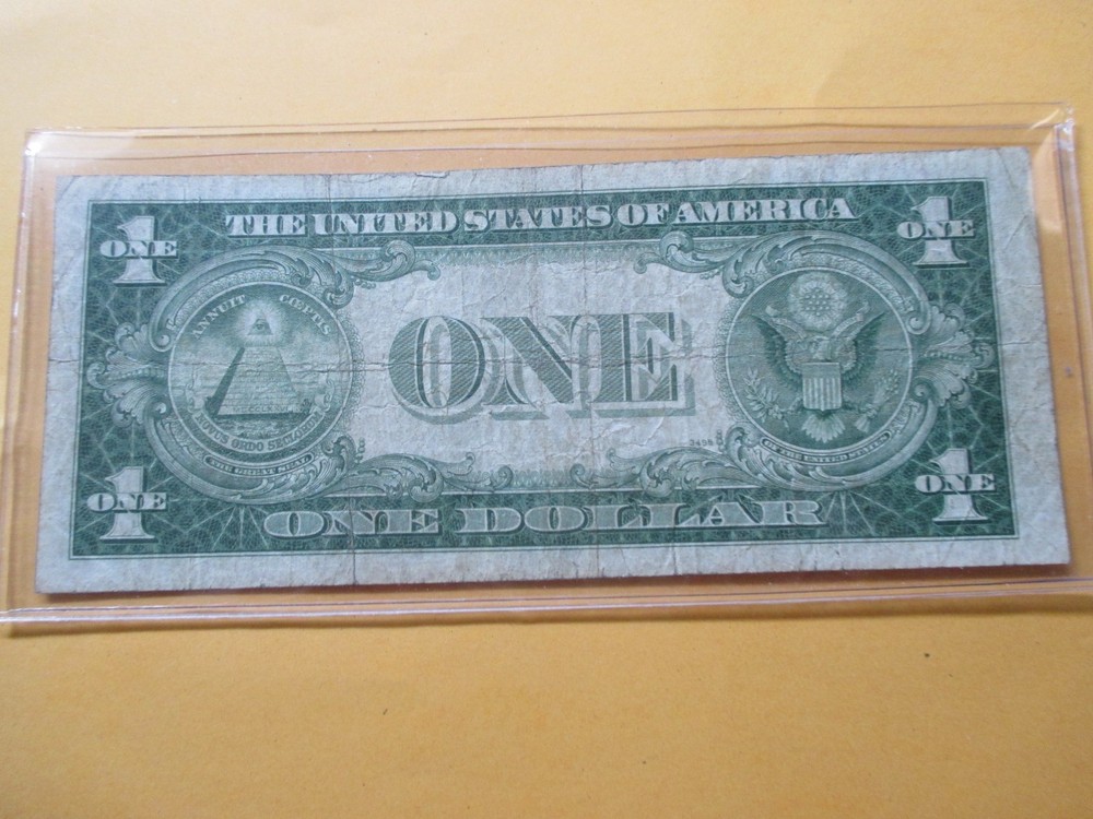 1935-A $1 SILVER CERTIFICATE (EXPERIMENTAL NOTE) WITH A RED R FR#1609