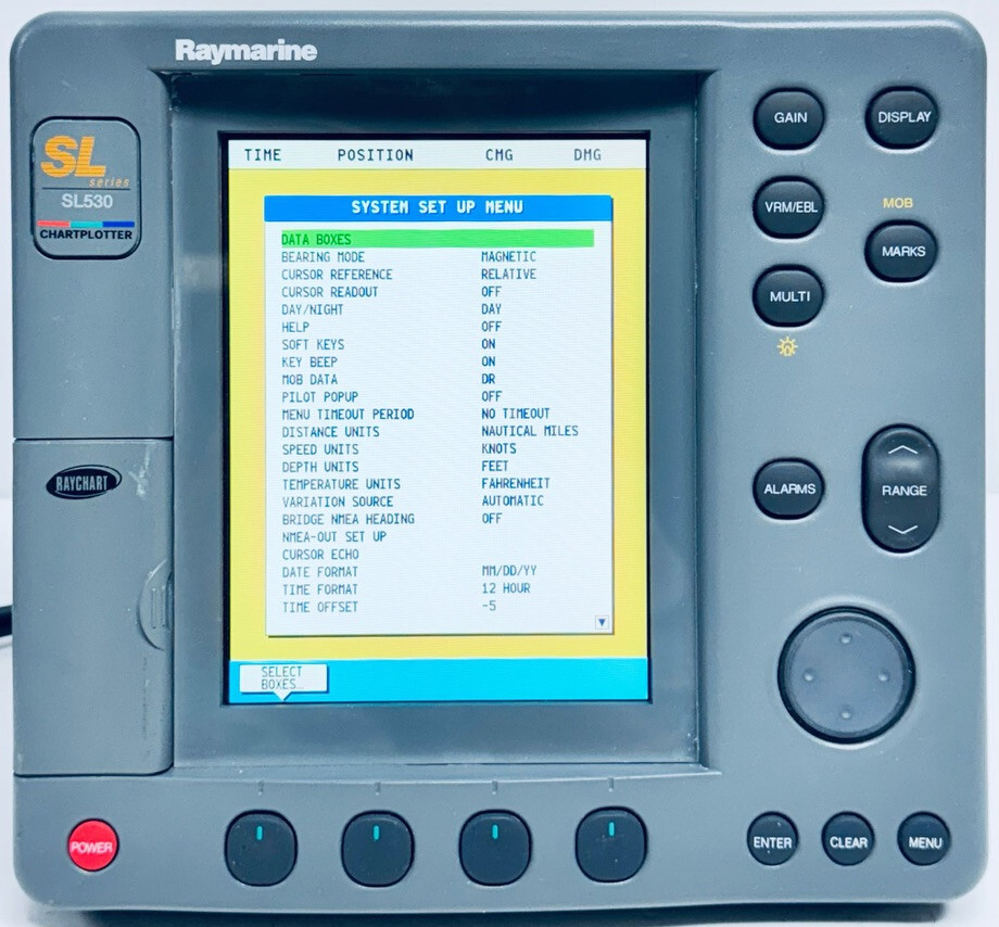 Raymarine SL530 Plus Color Chartplotter Display