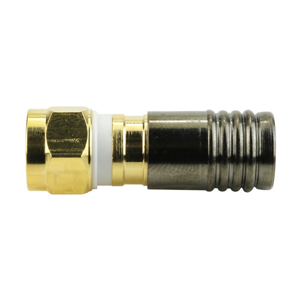 Construct Pro — 75 Ohm F Male Compression Connector for MINI Coax (5 Pack)