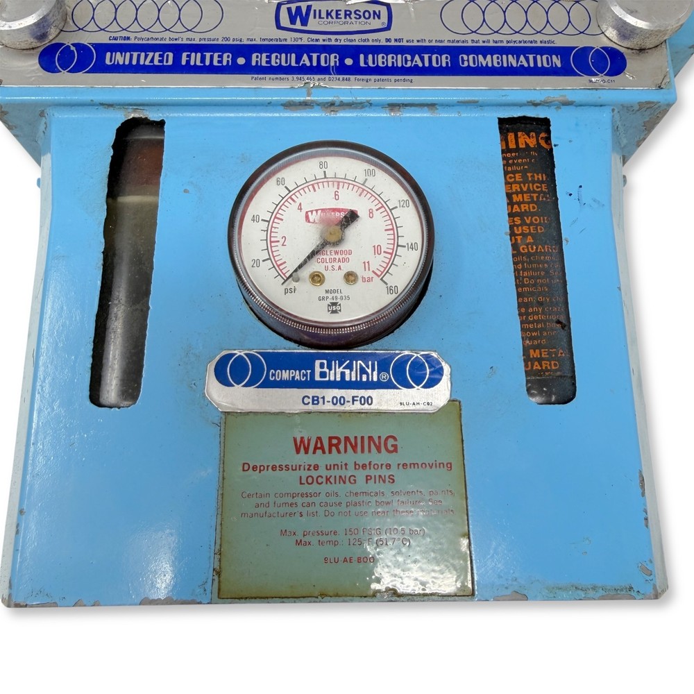 Wilkerson C01-00-F00 Unitized Filter Regulator Lubricator Combination