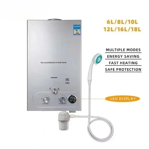 Propane LPG Hot Water Heater Gas Stainless Steel Tankless Propane Gas LPG Boiler