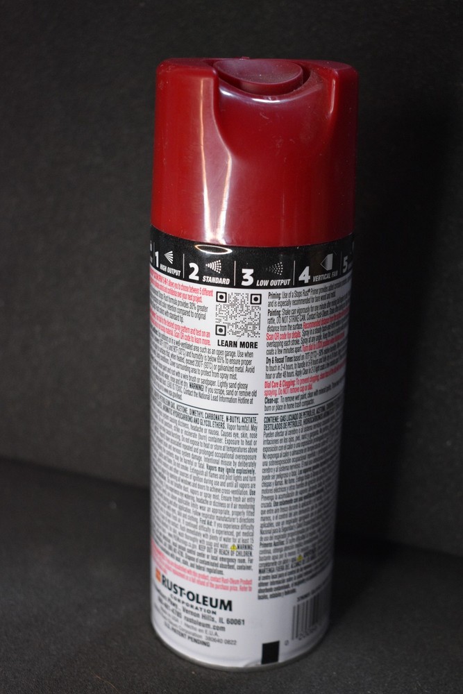 Rust-Oleum Stops Rust Gloss Protective Enamel Spray Paint - Burgundy 12oz
