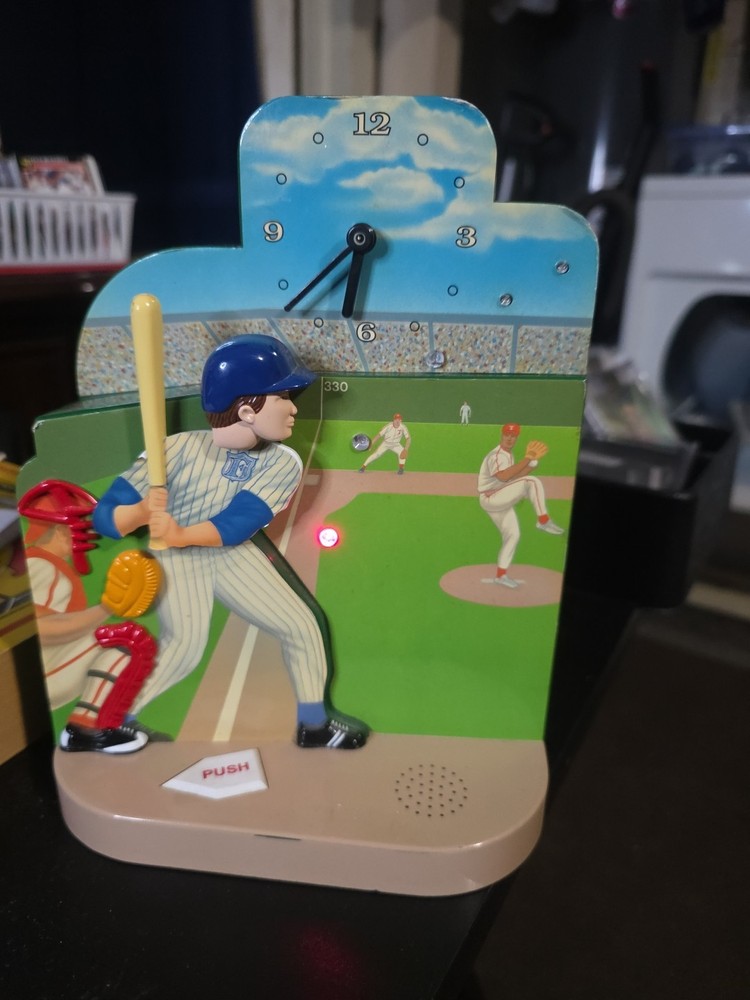 The Original Baseball Clock By Fun- Damental 1999