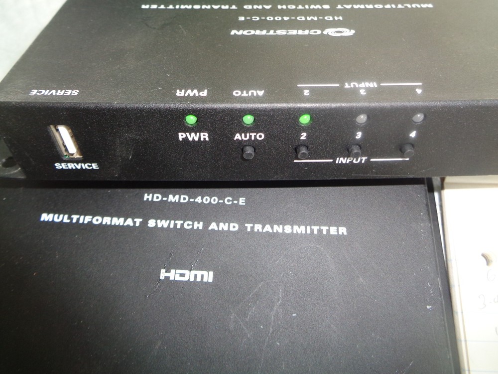 Crestron HD-MD-400-C-E Multi Format Switch Transmitter and Receiver