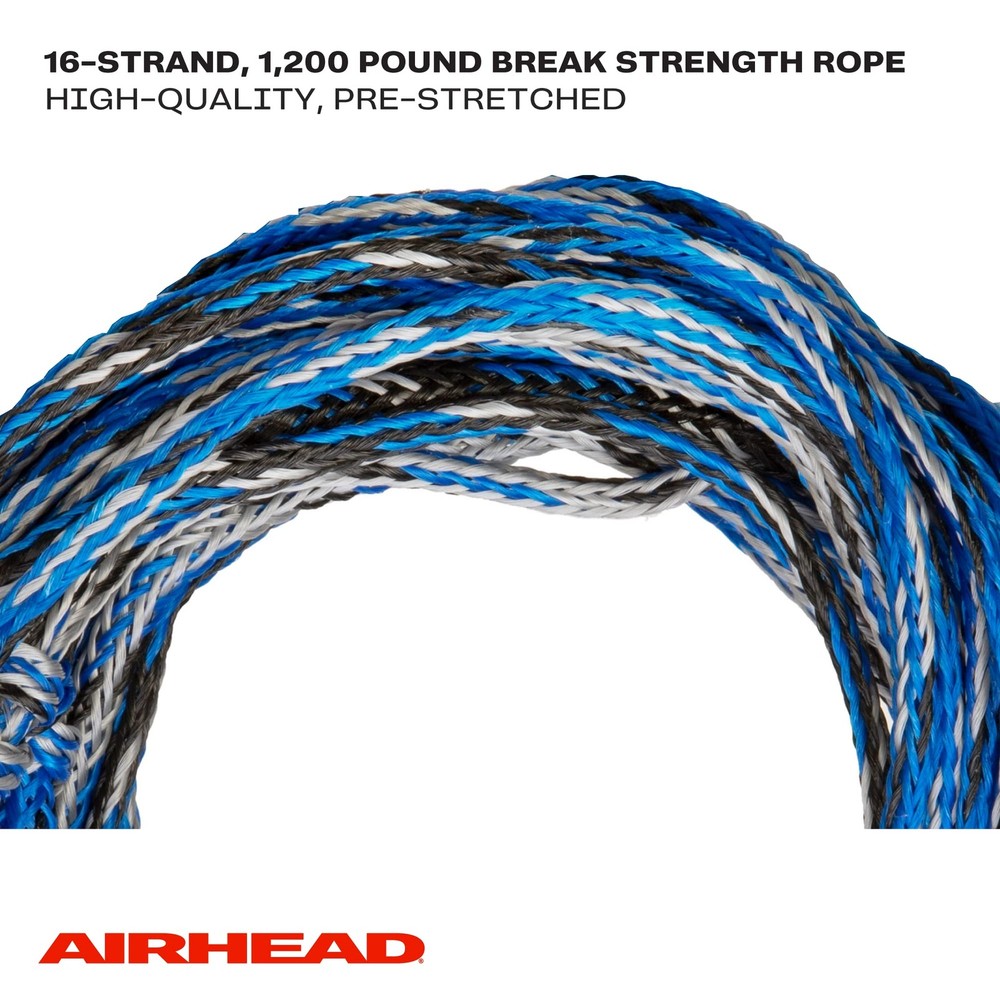 Airhead Wakeboard Rope, 3 Sections, 65Feet