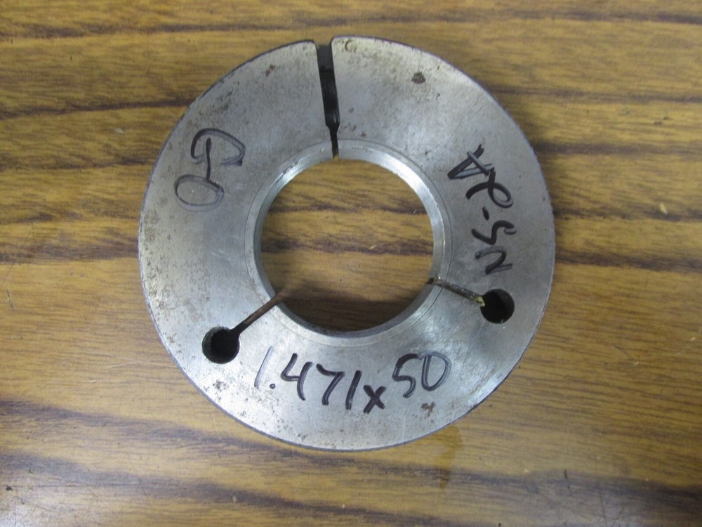 Go Thread Ring Gage 1.471"-50 NS-2A