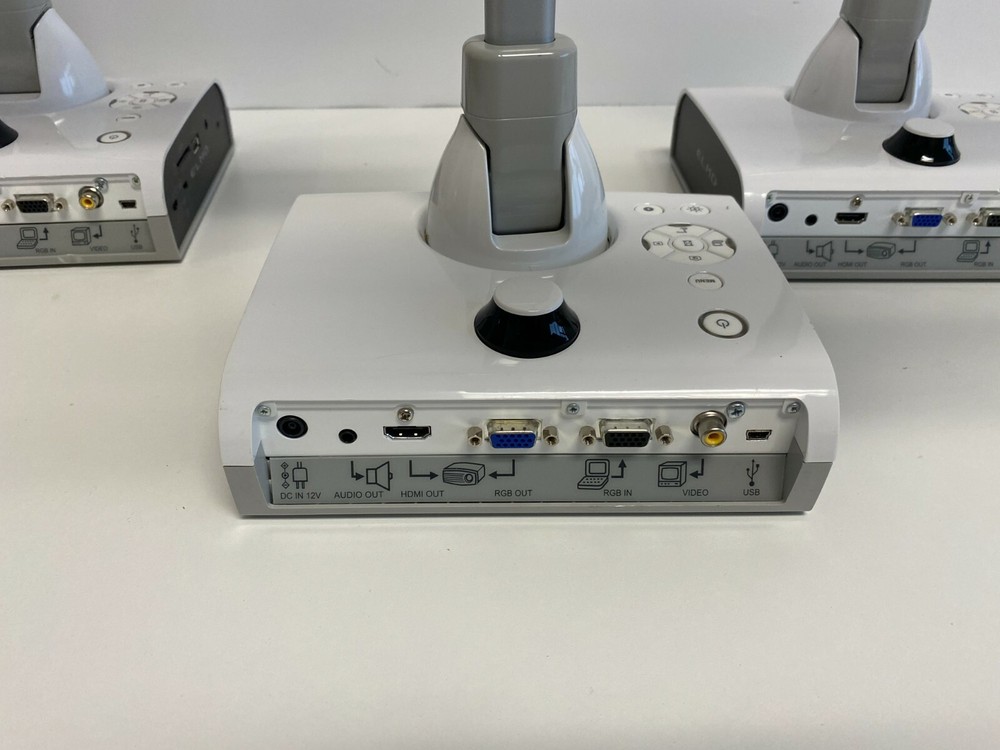 Lot #3: Lot of 3 Elmo TT-12 Interactive Document Camera