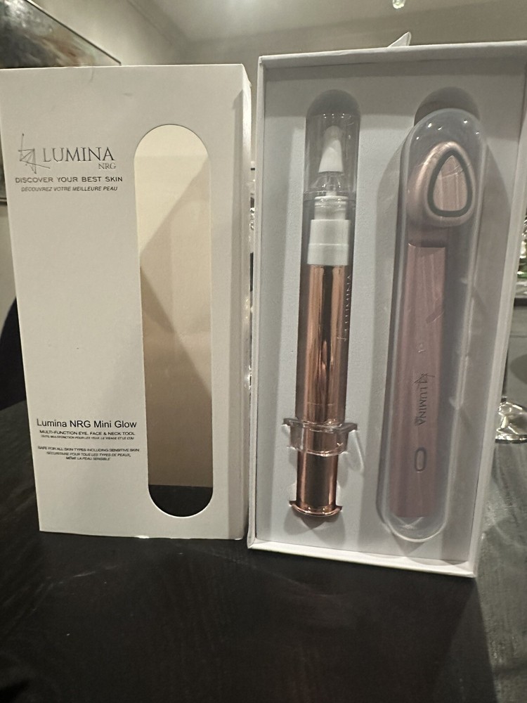 Lumina NRG Mini Glow 6572 Multi-Function Eye, Face & Neck Tool **Used 1 Time**