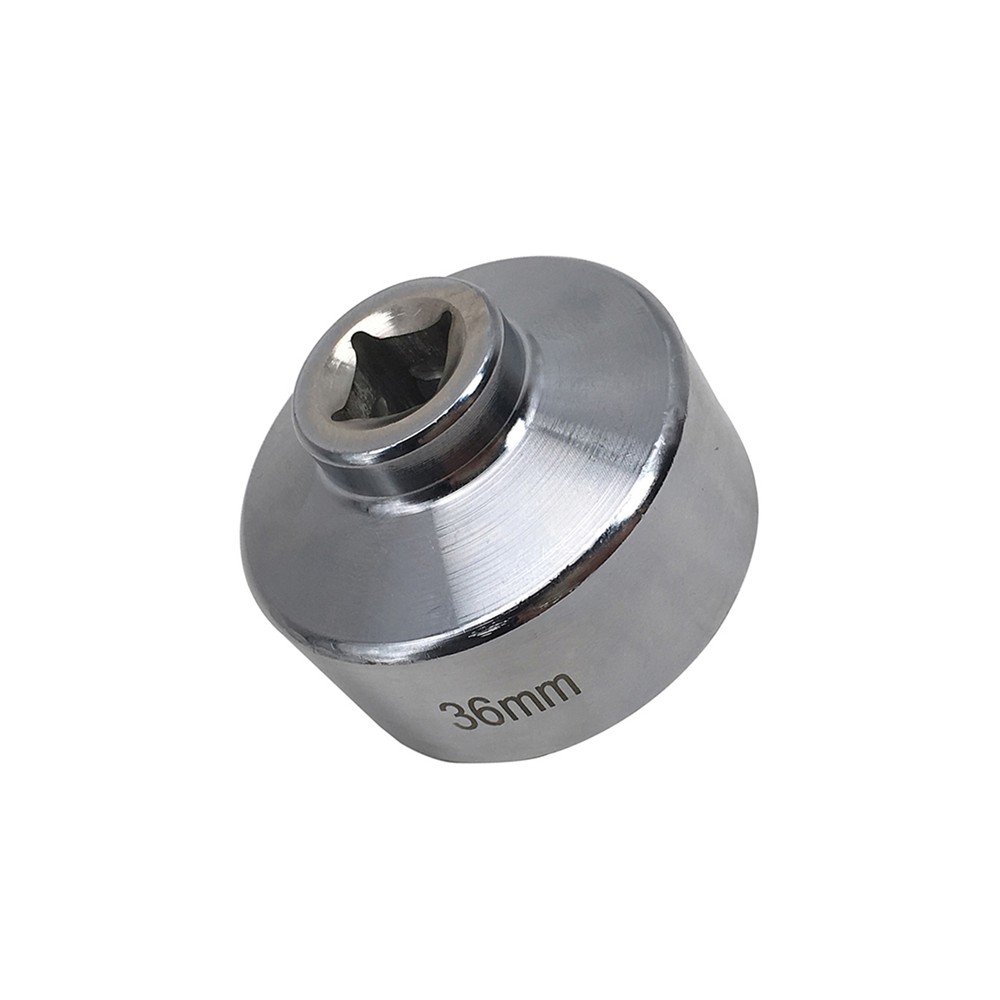 36mm Oil Filter Socket Tool 3/8"Drive Cap Remover Low Profile Socket Wrench C2C6
