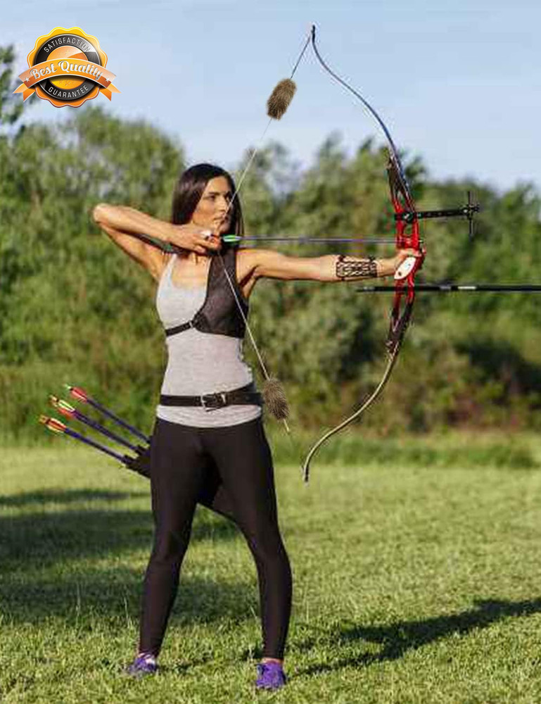 Traditional Archery Bow String Silencers Recurve Bow Dampeners 2 Pack