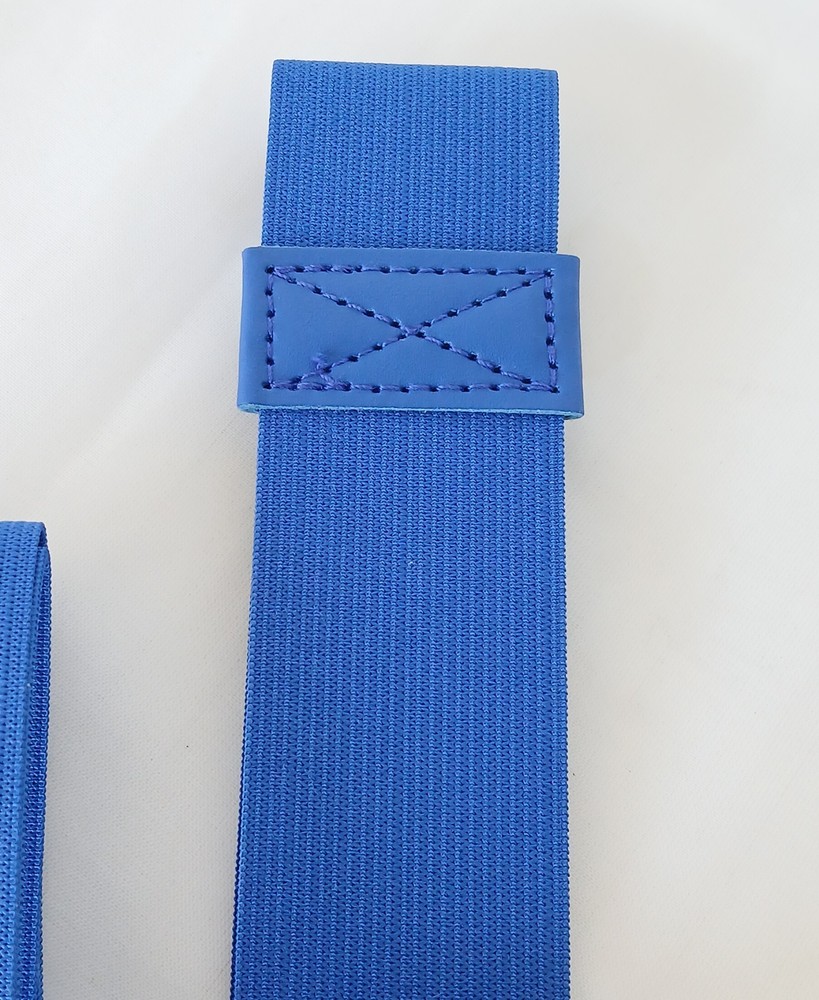 Resistance Exercise Bands For Working Out Fabric Elastic Pack with 2 Blue