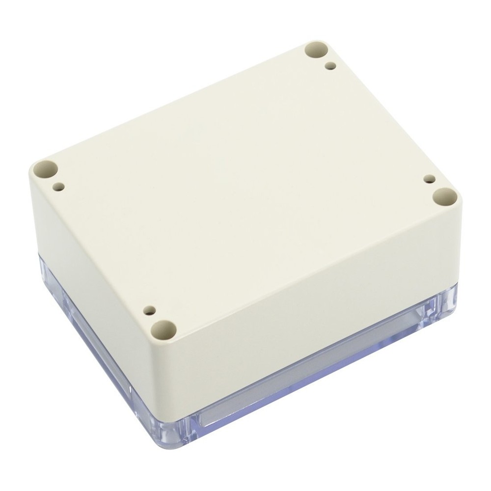 LeMotech ABS Plastic Junction Box, Dustproof 4.53" x 3.54" x 2.16", Clear