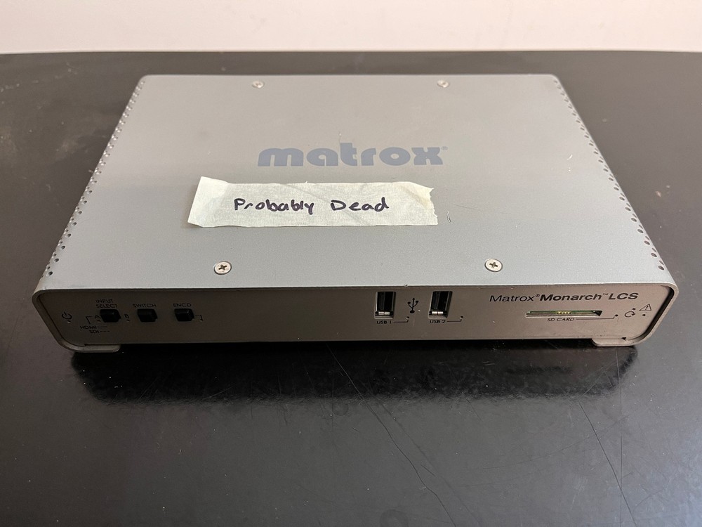 Matrox Monarch LCS IP Streaming Encoder HDMI & SDI Inputs MHLCS/I; no PS