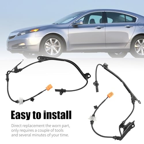 2Pcs 57450SEPA01 Front Left and Right ABS Wheel Speed Sensor, Replacement for
