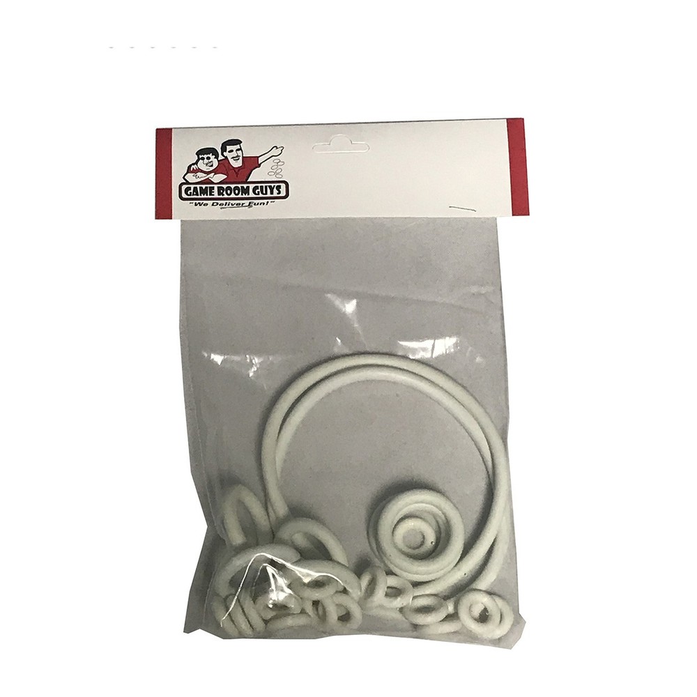State Fair Strength Tester Pinball Machine Replacement Rubber Ring Kit White