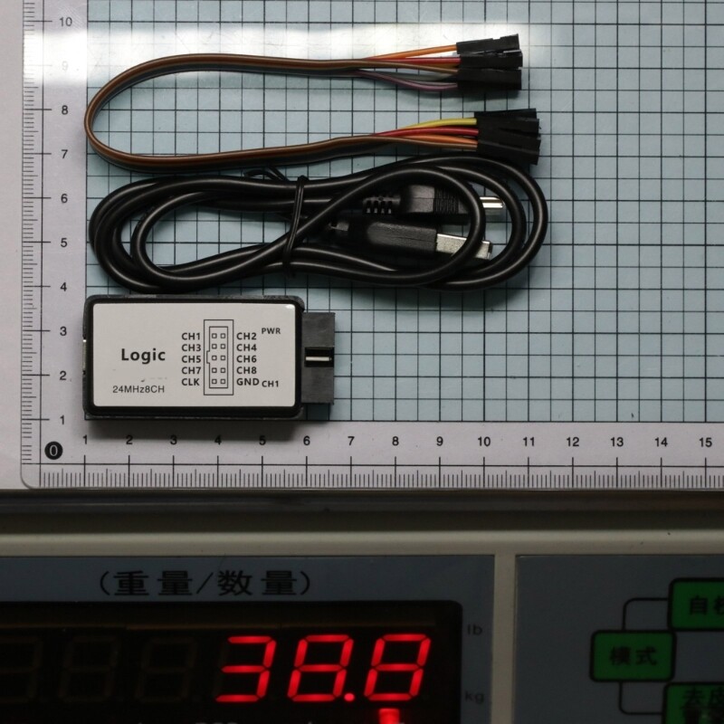 USB Logics Analyzers Device UART IIC SPI Debug 24MHz Sampling Rate 8 Channel