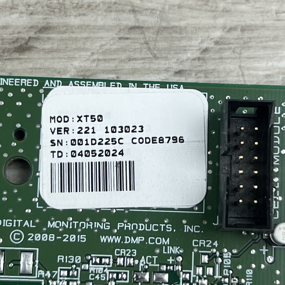 DMP XT50 Security System Command Processor Circuit Board