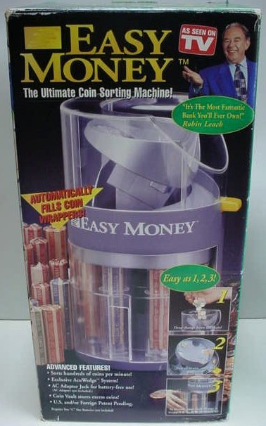 Easy Money Coin Sorting Machine with Box