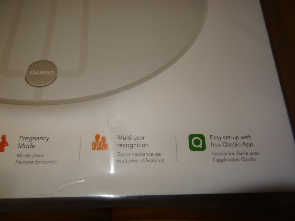 Qardio Base 2 Wireless Smart Scale & Body Analyzer - NEW