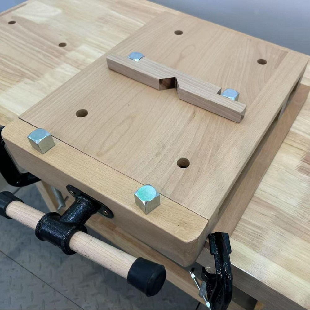 Work Table Bench Vise Desktop Woodworking Workstation