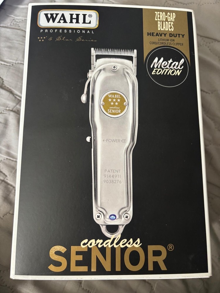 Wahl senior cordless metal edition