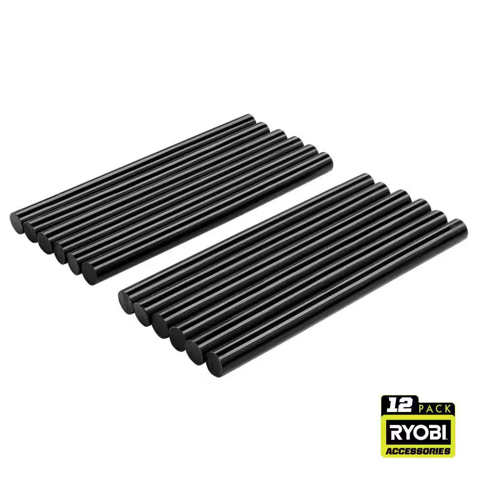 All Purpose Full Size Black Glue Sticks (12-Pack)
