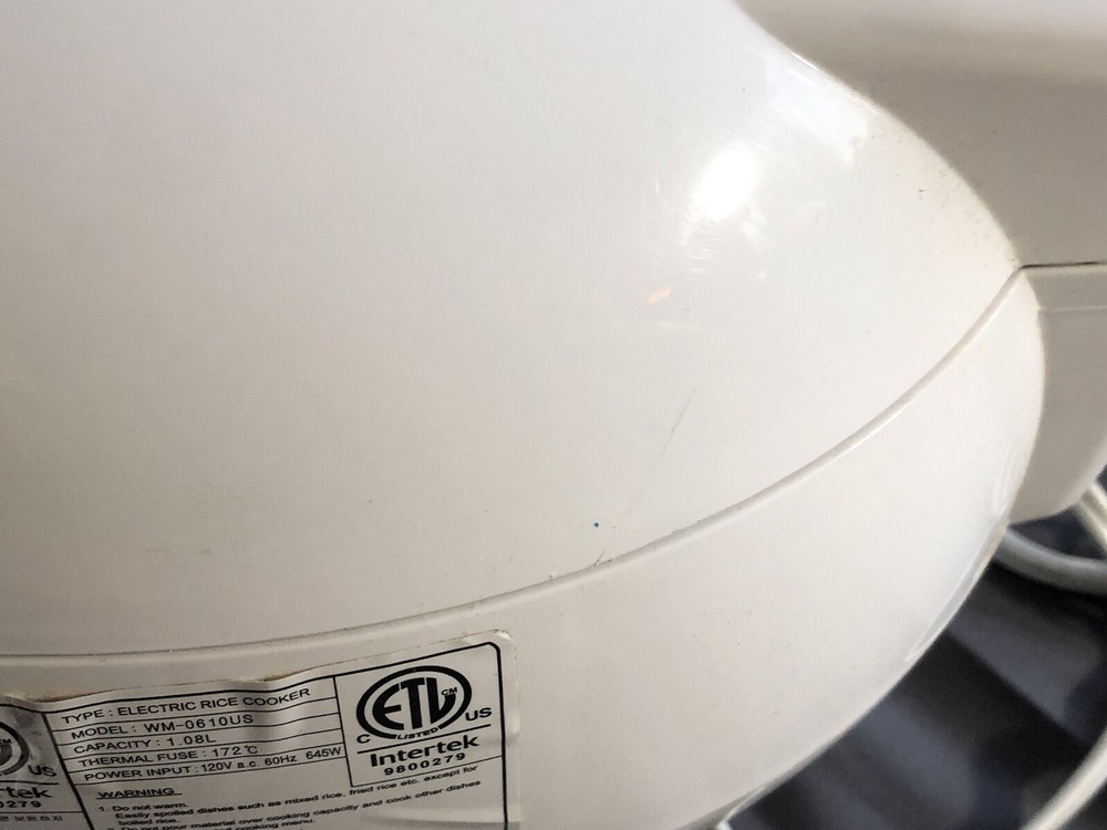 Cuchen Rice Cooker Model WM-0610US