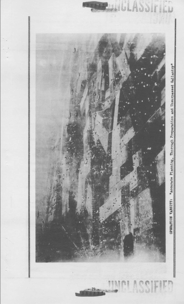 164 pg. Non- Tactical Rhine River Crossing Airborne Operation Varsity on Data CD