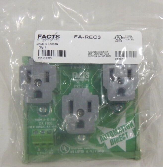 Facts Engineering FA-REC3 - 3 Receptacle NEW