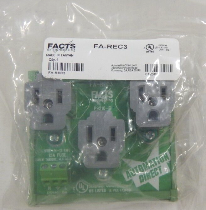 Facts Engineering FA-REC3 - 3 Receptacle NEW